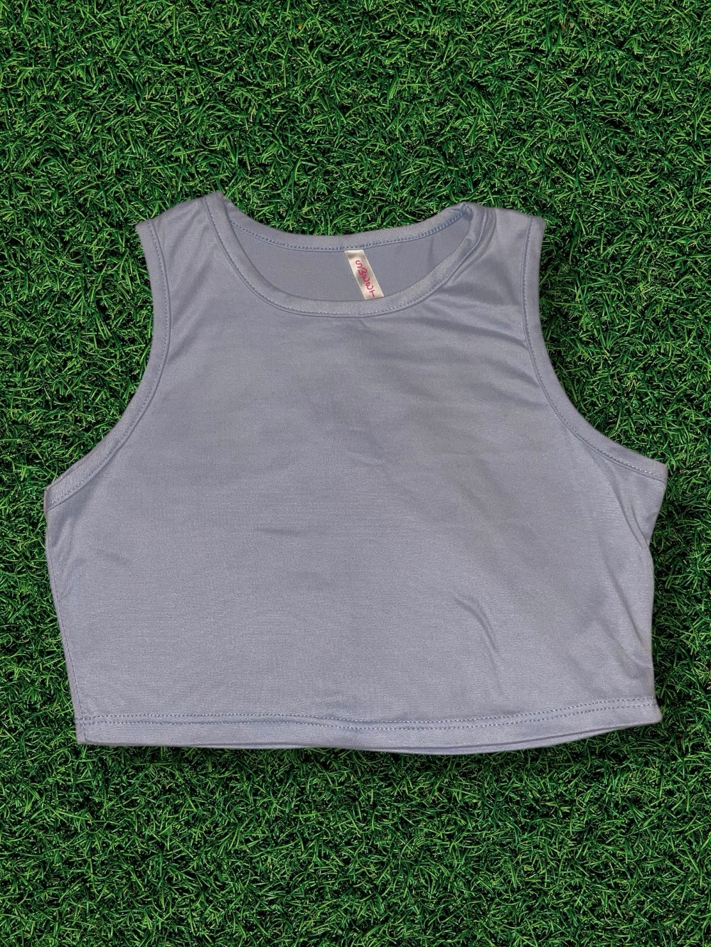 Blue Cropped Tank